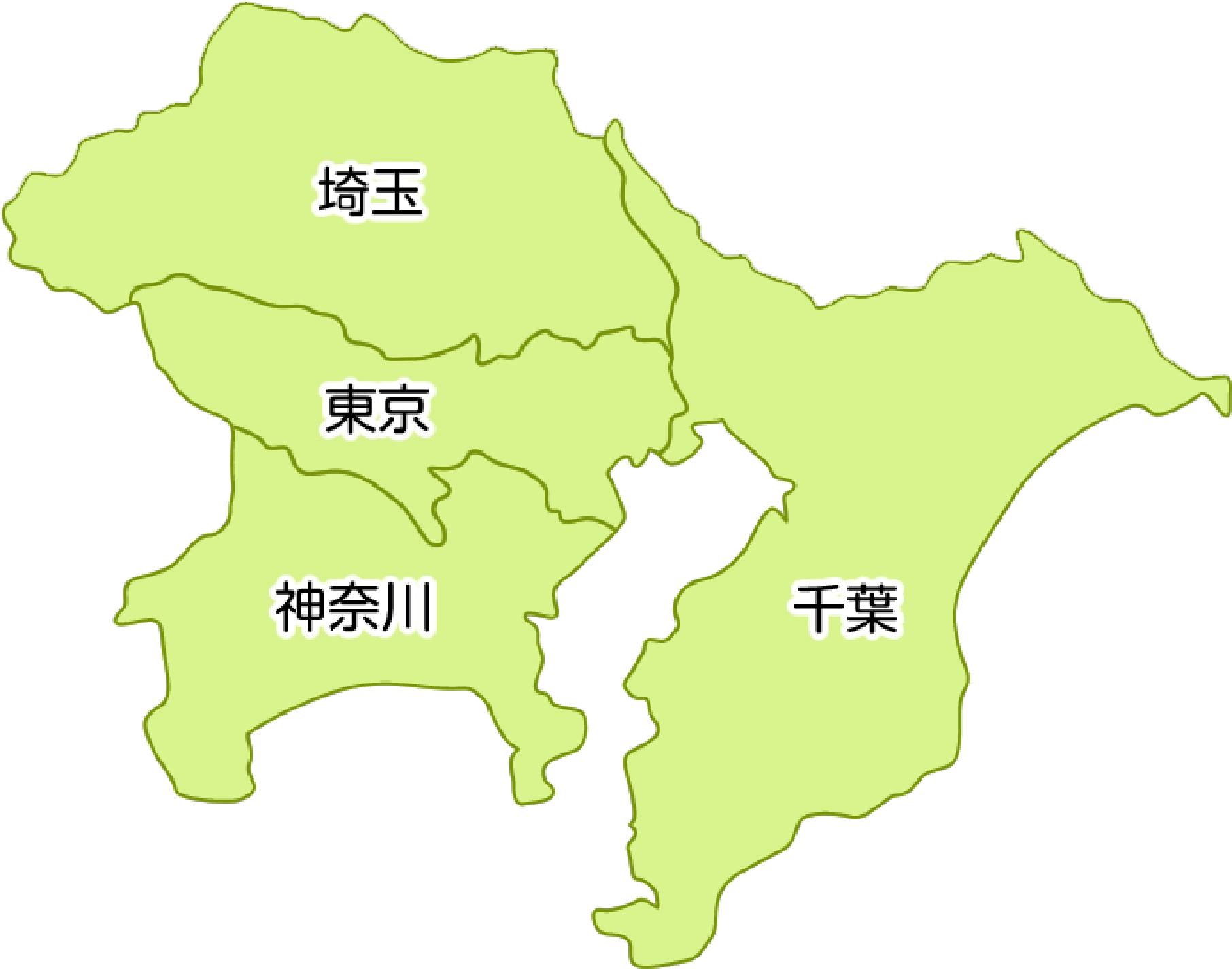 東京都を中心とした対応エリア